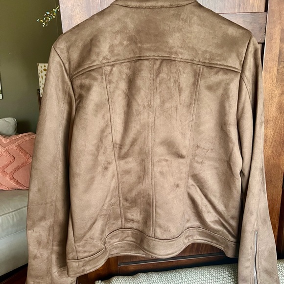 Sebby faux suede moto jacket - Picture 3 of 9